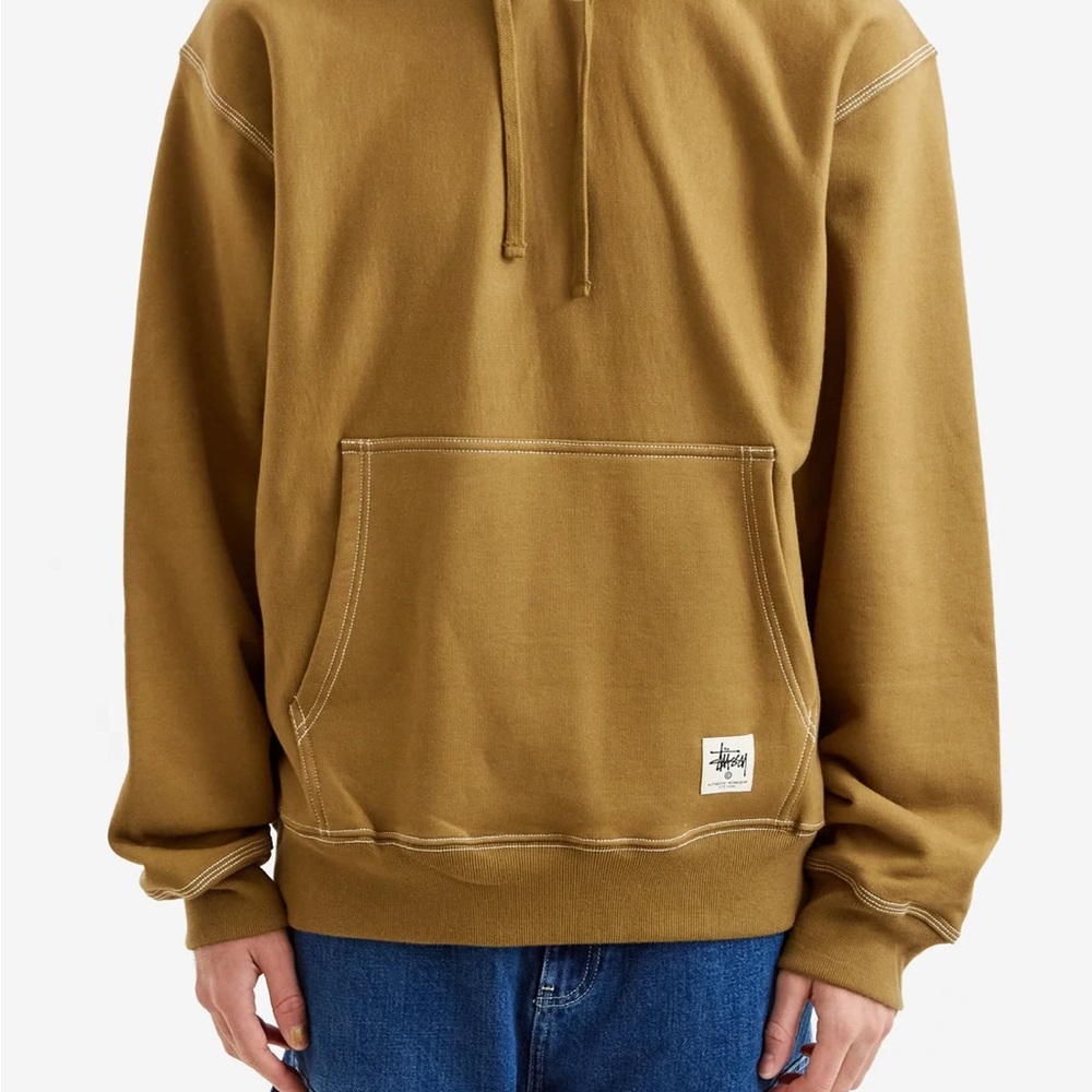 Stüssy Contrast Stitch Label Hoodie Olive
Size M - Picture 11 of 12